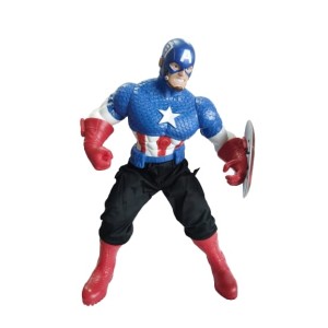 CAPITÃO AMÉRICA GIGANTE 60CM ARTICULADO COM 10 FALAS