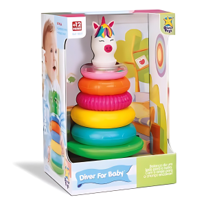 PIRAMEDE DE ARGOLAS UNICORNIO - DIVERTOYS