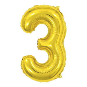 BALÃO NUMERAL METALIZADO 