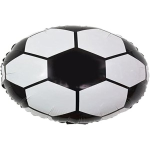 BALÃO METALIZADO BOLA DE FUTEBOL 50CM - MAKE +