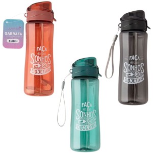 GARRAFA MOTIVACIONAL 500ML - MOMENT