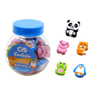 Kit Mini Borrachas Animais – 20 Unidades – Cis