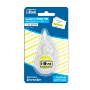 Marca Texto em Fita Amarelo - TILIBRA