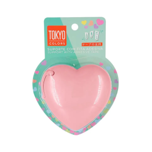 Porta Fita Adesiva Coração -Tokyo Design