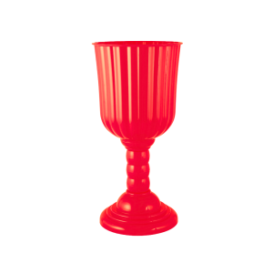 Vaso Decorativo Regulável Tamanho Grande Vermelho - Mirandinha