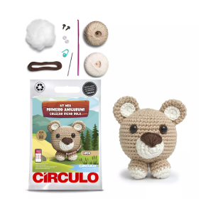 KIT AMIGURUMI CIRCULO COLEÇÃO URSO