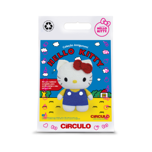 KIT AMIGURUMI CIRCULO COLEÇÃO HELLO KITTY