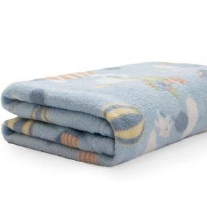 MANTA BEBE ANTALERGICO AZUL