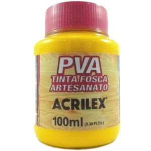 TINTA PVA OURO ACRILEX 100ML 5CMX5CMX7,5CM 032100505