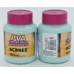 TINTA PVA VERDE AGUA ACRILEX 100ML 5CMX5CMX7,5CM 032100821