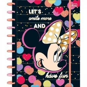 CADERNO TILIDISCO MINNIE 10 MATÉRIAS 160 FLS - TILIBRA