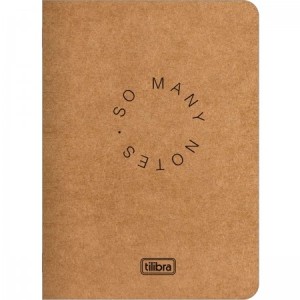 CADERNETA GRAMPEADA KRAFTWORK 32FOLHAS 123MMX176MM 322784